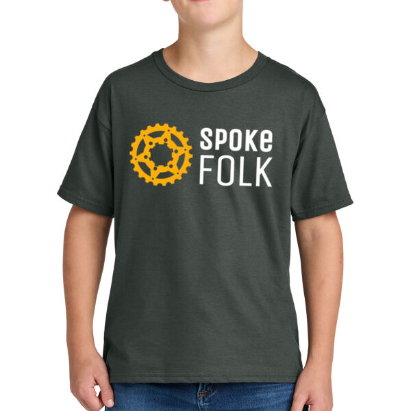 Jerzees Ultimate™ Youth Ring Spun T-Shirt - Printed Logo Thumbnail