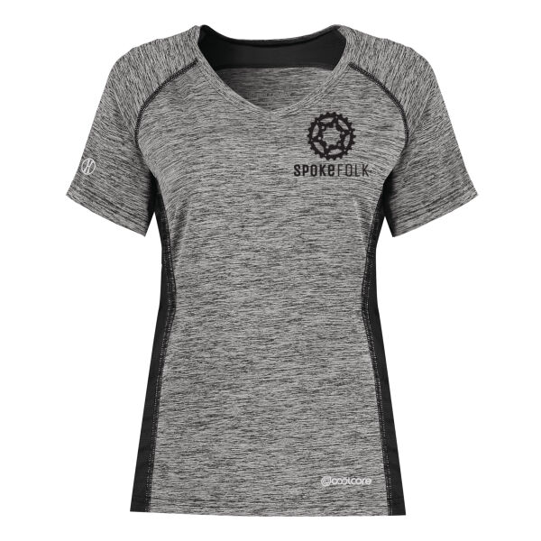 Halloway Women's Electrify CoolCore® V-Neck T-Shirt - Printed Logo Thumbnail