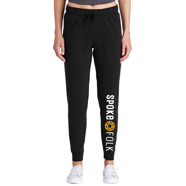 Sport-Tek® Women's PosiCharge® Tri-Blend Wicking Fleece Jogger - Printed Logo Thumbnail
