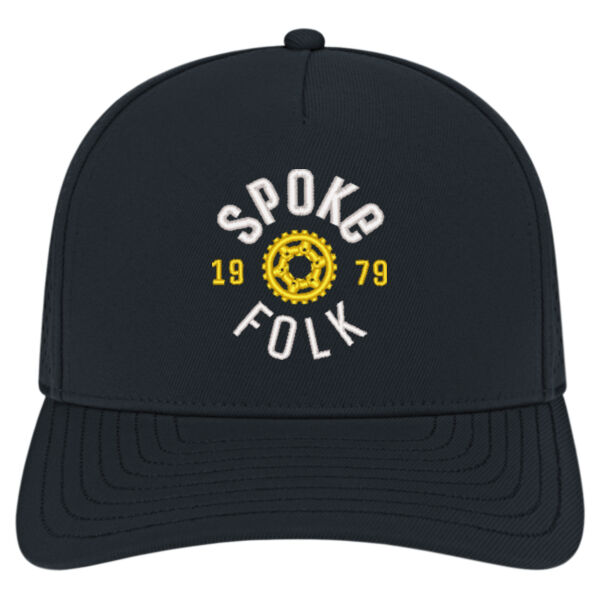 Cap America - Premium Water-Resistant Perforated Cap - Embroidered Logo Thumbnail