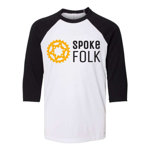 Bella+Canvas - Youth Three-Quarter Sleeve Baseball Tee - Printed Logo Thumbnail