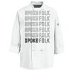 Eight Knot Button Chef Coat with Thermometer Pocket Thumbnail