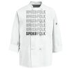 Eight Knot Button Chef Coat with Thermometer Pocket Thumbnail