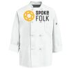Eight Knot Button Chef Coat with Thermometer Pocket Thumbnail