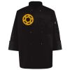 Ten Pearl Button Black Chef Coat Thumbnail