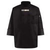 Black Knot Button Chef Coat Thumbnail